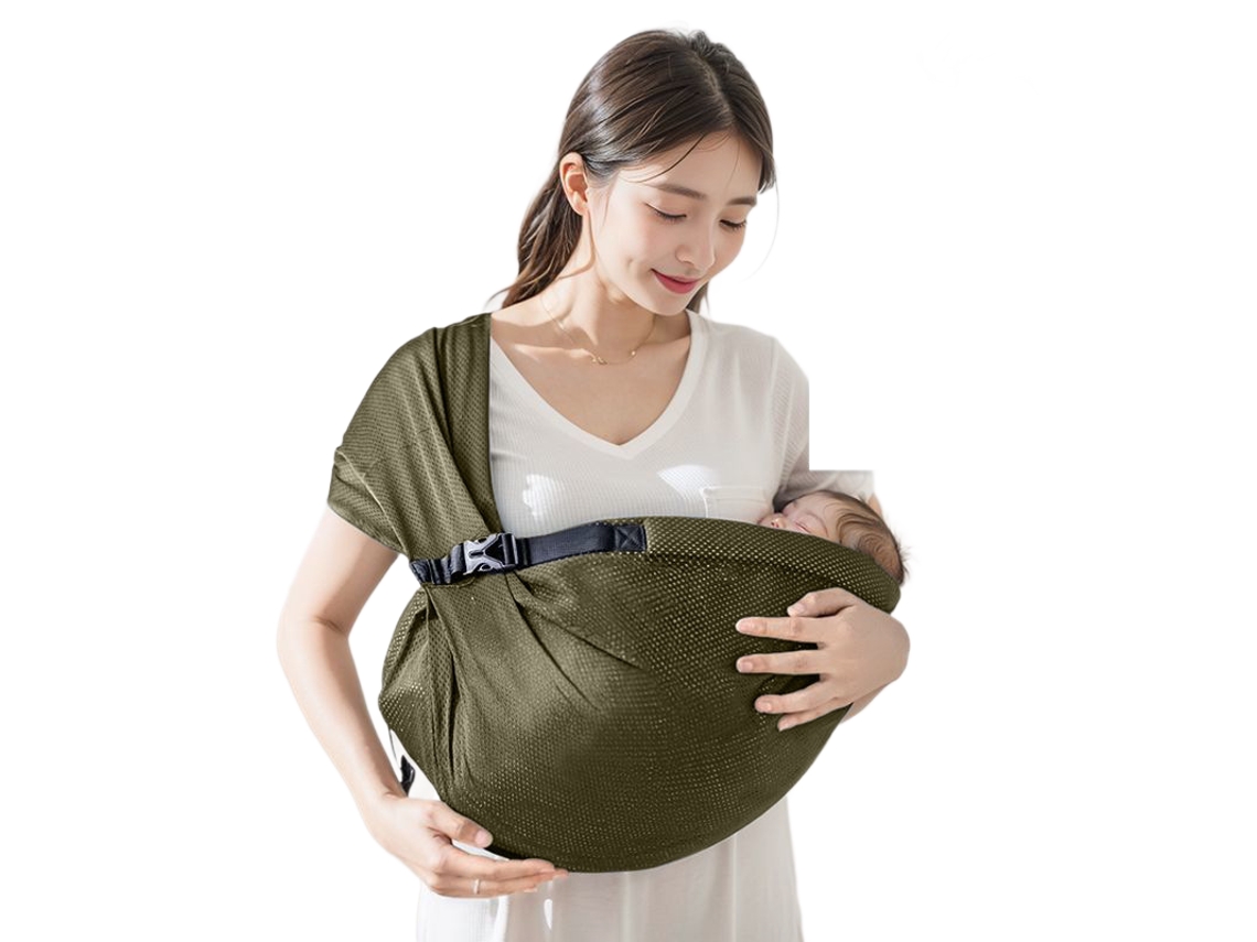 Canguru Para Bebê Ergonómico De 0 A 24 Meses Posição Fisiológica Em M Distribui Peso E Reduz Esforço Dos Pais Verde