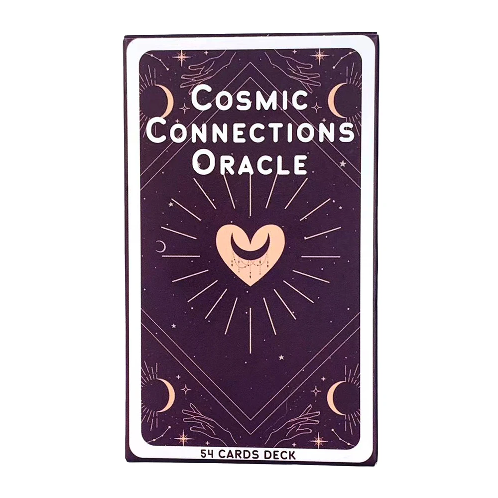 O Baralho Cosmic Connection Oracle Cards, Criado Especificamente Para O Amor E Os Relacionamentos, Contém 54 Cartas Oraculares.