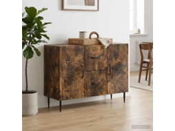 Vidaxl Buffet Carvalho Fumado 89 X 34,5 X 60 Cm Derivados De Madeira