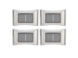 Conjunto de 4 Lâmpadas Solares de Led para Parede CHABERLU