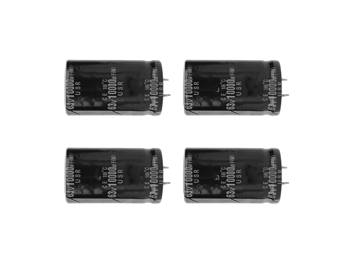 Laxiscreed Capacitor Eletrolítico De Áudio 10.000 Μf 63v Para Som De Alta Qualidade E Durabilidade