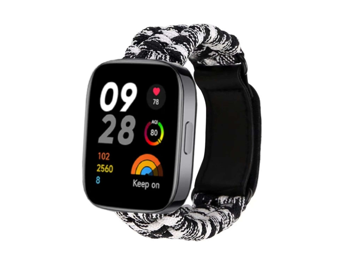 Bracelete Xiaomi Redmi Watch 3 Preto e Branco