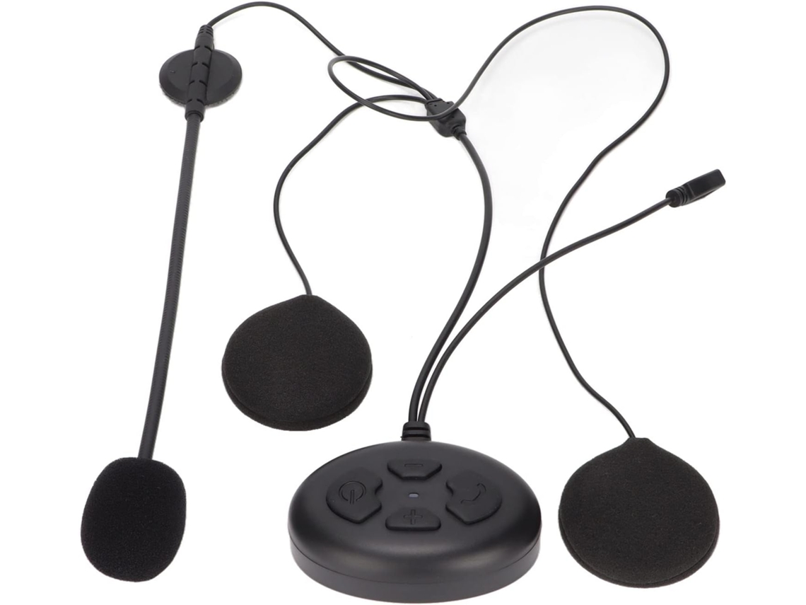 Dk12 Casque Bluetooth Moto Étanche Conception Mince Son Stéréo Para Equitação Em Plein Air Noir