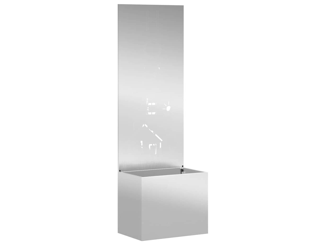Tecido de privacidade para jardim Fretwork Prateado 50x140 cm MAISON EXCLUSIVE
