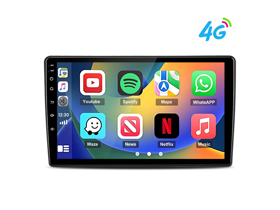 Rádio Automóvel Para Citroen C2 C3 2002-2009 | Android 15 | 4g-sim | 4gb+64gb | Carplay Sem Fios | Rds | Comando De Volante | Octa-core