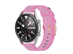 Pulseira De Nylon Trançado Para Galaxy Watch 3 De 45 Mm, Tamanho Único De 22 Mm.