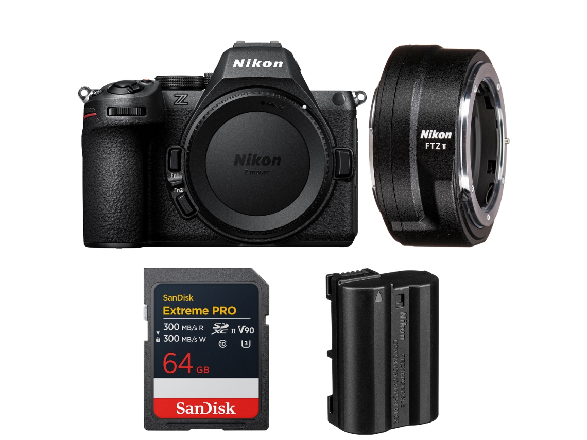 Z5 Ii + Ftz Ii + 1 Sandisk 64gb Extreme Pro Uhs ii Sdxc + Nikon En el15c + Ebook “20 Dicas para Fotos Que Impressionam” NIKON