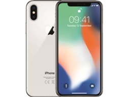iPhone X APPLE (Recondicionado Flippers Sinais de Uso - 5.8'' - 64 GB - Prateado)