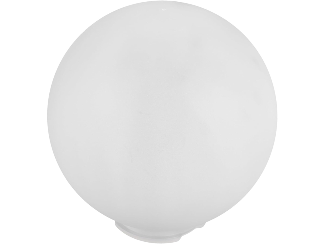 Globo de Acrílico de 20 Cm, Transparente Fosco, Difusor de Luz Antirreflexo Certificado para Luminárias. SFUSHOS