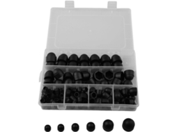 Conjunto De 145 Capas Sextavadas Nylon Para Proteger Porcas E