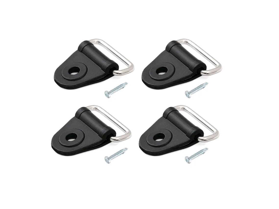 Conjunto De 4 Ganchos Para Porta-malas Carro, Pendurar Rede Bagagem,