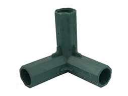 4 Conectores De Canto De Quadro Jardim, 3 Vias, Conector De Canto De Estufa, Quadro De Estufa, 16mm Interno (ângulo Retto 3 Vias)