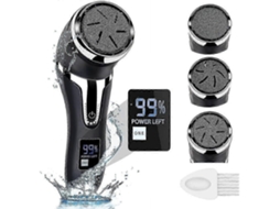 1 Lixa Elétrica Para Pés, Recarregável E Portátil, Para Calos Preta Aquaforge