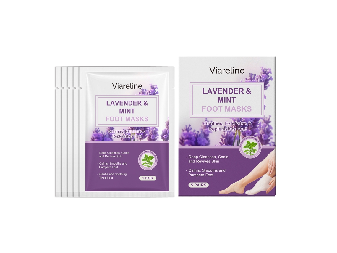 Máscara Exfoliante Hidratante Pé Lavanda