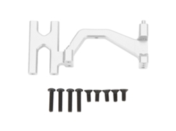 Suporte De Servo De Direção Em Liga De Alumínio Resistente Ao Desgaste Leve Para Substituição Silver Para Losi Baja Rey 1/10 4wd