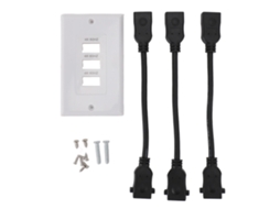 Tomada de Parede Hdmi 4k 60hz EOOCOO (3 portas, sem solda)