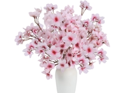 Conjunto de 4 Decorações Artificiais de Flores de Cerejeira, Zqkla AQUAFORGE
