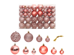 Christmas Bauble, Christmas Baubles Vidaxl Cor-de-rosa Poliestireno (n/a)