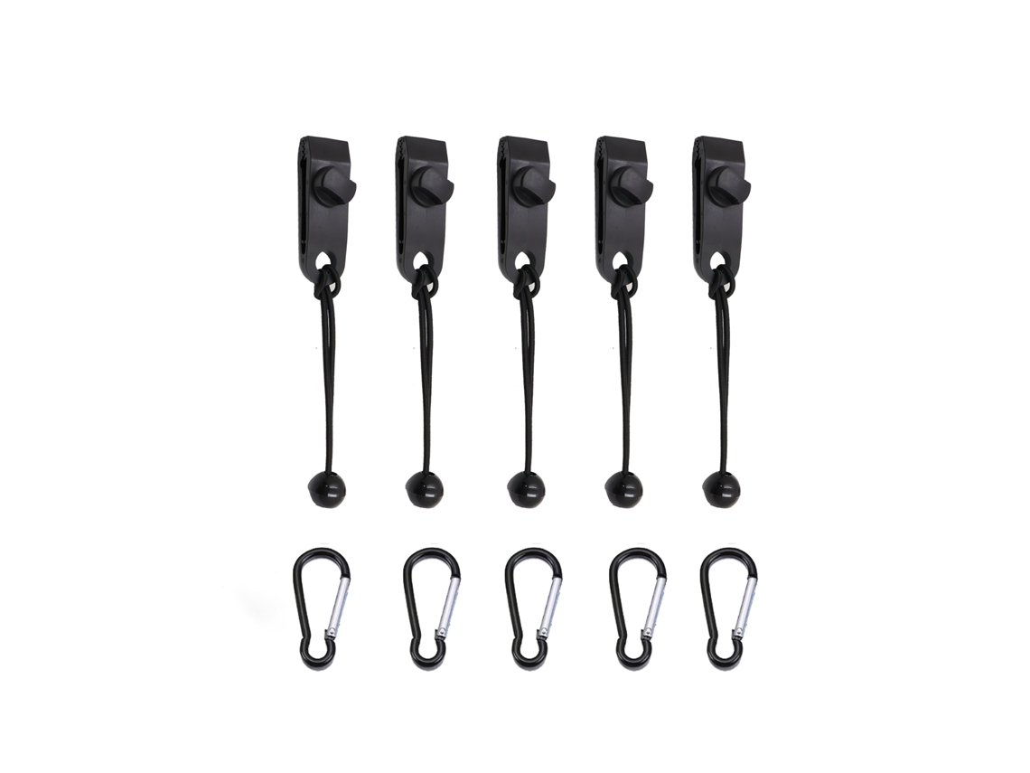 Conjunto de 15 Presilhas de Lona Reforçadas com Corda AQUAFORGE