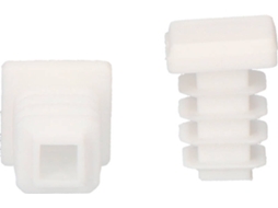 Topo Sistema Interior Quadrada com Aba Dimatel 14X14Mm Branca