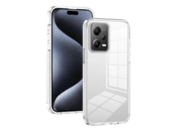 Capa De Telefone Híbrida De Acrílico Transparente Antiderrapante Tpu