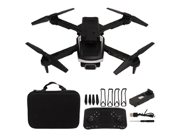 Drone Quadricóptero Plegable 4k Cámara Dual Evitación De Obstáculos Luz Led Control Remoto