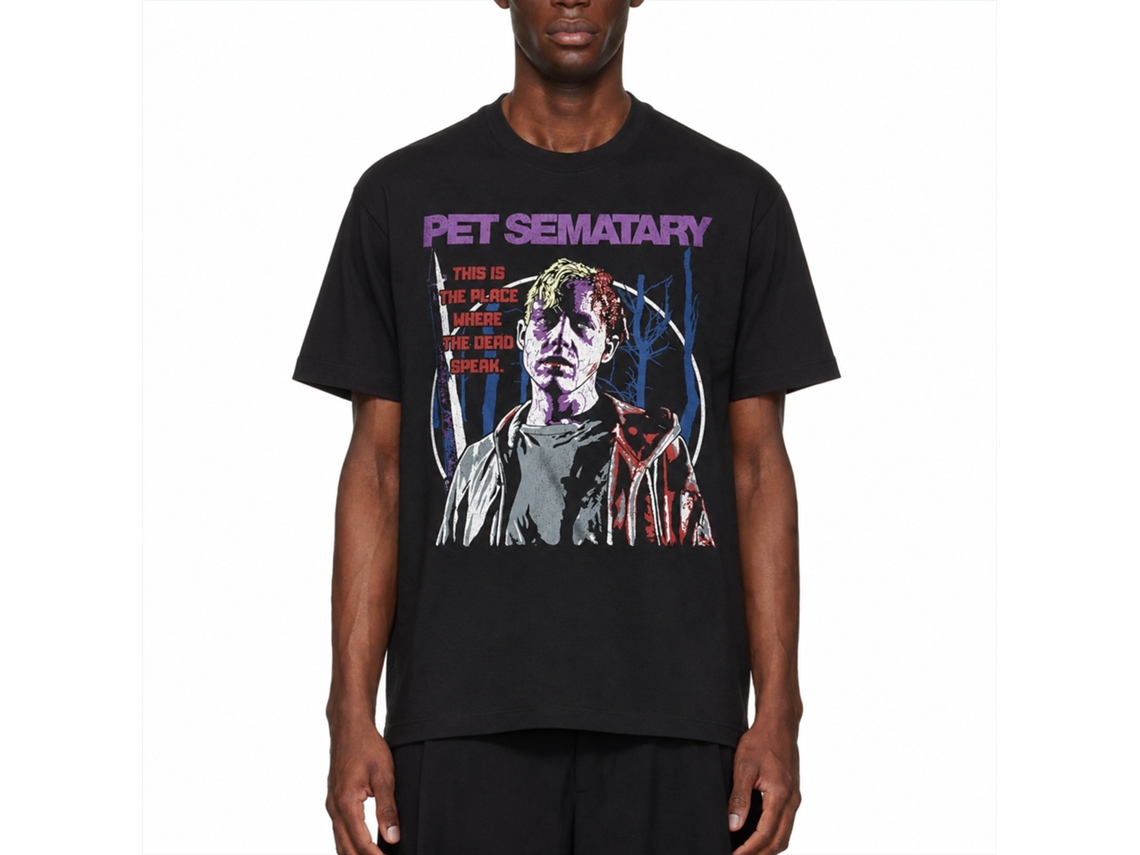 Rockinstone Pet Sematary Movie This Is The Place Black Adult T-shirt Size:s