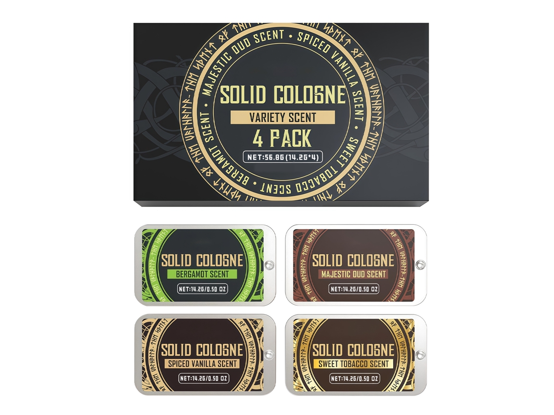 Perfume Sólido Masculino LAXISCREED com Aroma Amadeirado, Confortável e com Toque de Elegância