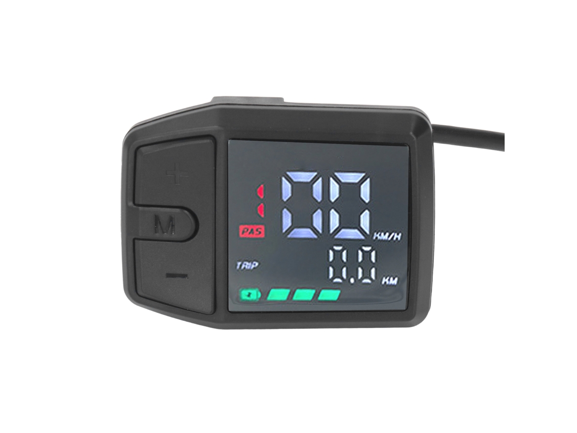 Tela LCD para Bicicleta Elétrica com Painel de Controle Multifuncional S/MARCA