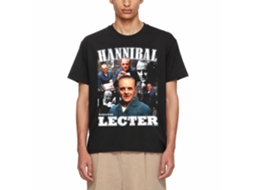 Rockinstone Silence Of The Lambs Movie Silence Hannibal Lecter Collage Black Adult T-shirt Size:xxl