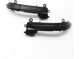 Piscas De Led, Piscas De Led Dinâmicos Pretos, Luz De Espelho Sequencial Para Bmw Série 1 2 3 4 X1 M F20 F30 F34 F36 E84