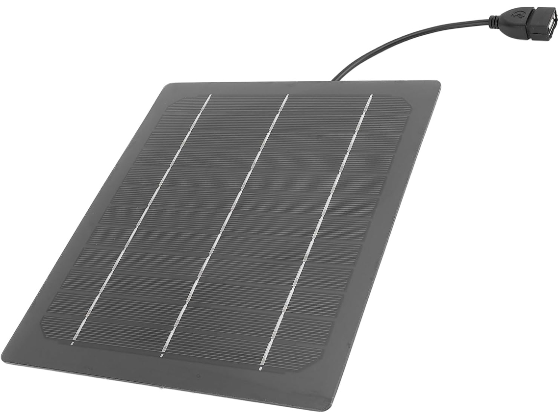Carregador De Painel Solar Monocristalino De 7 W, Pequeno E De Alta Eficiência Para