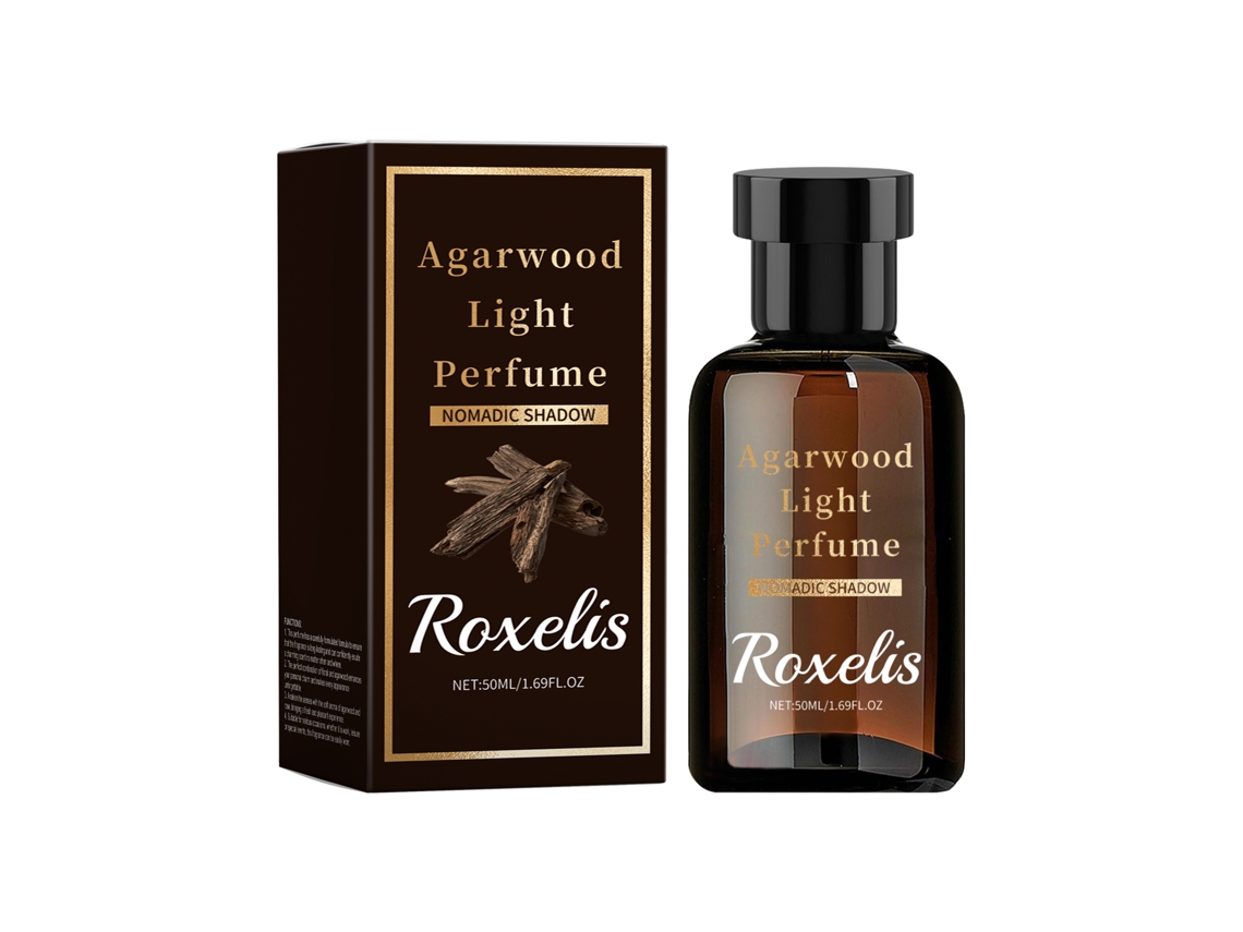 Roxelis Agarwood Eau de Toilette Portátil, Madeireiro, Natural e Duradouro para Uso Diário LAXISCREED