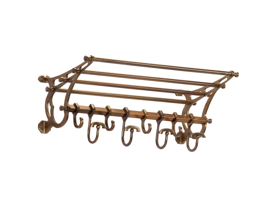 Luggage Rack, Luggage Racks Vidaxl Marrom Alumínio (67 X 32 X 20 Cm)