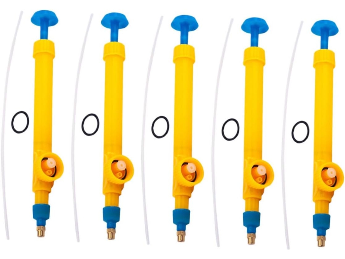 Conjunto De 5 Bicos Pulverizadores Para Regadores De Jardim, Bico De Pressão Manual Compatível Com G
