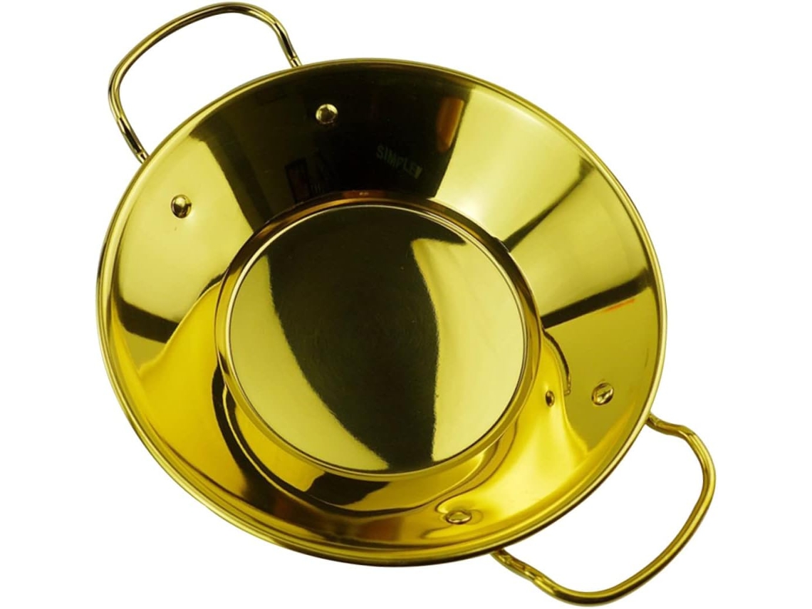 De Aço Inoxidável Com Alças Binaurais, Utensílio De Cozinha Para Pratos De Frutas, Ideal Para Casa Ou Restaurante. Gokoco
