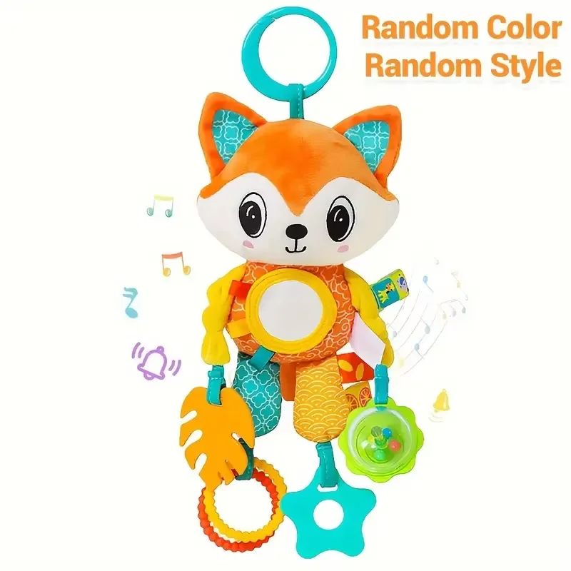 (raposa) Chocalho Para Berço De Bebê, Brinquedo Espiral De Desenho Animado Com Animais Para Pendurar