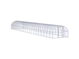 Vidaxl Galinheiro De Exterior 3x20x2 M Aço Galvanizado