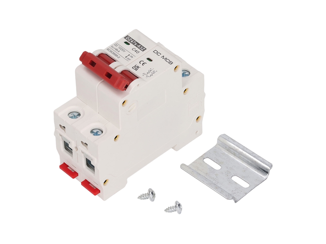 Interruptor de Circuito 2p CC 1000v 40a 6ka para Proteção Residencial | S/MARCA