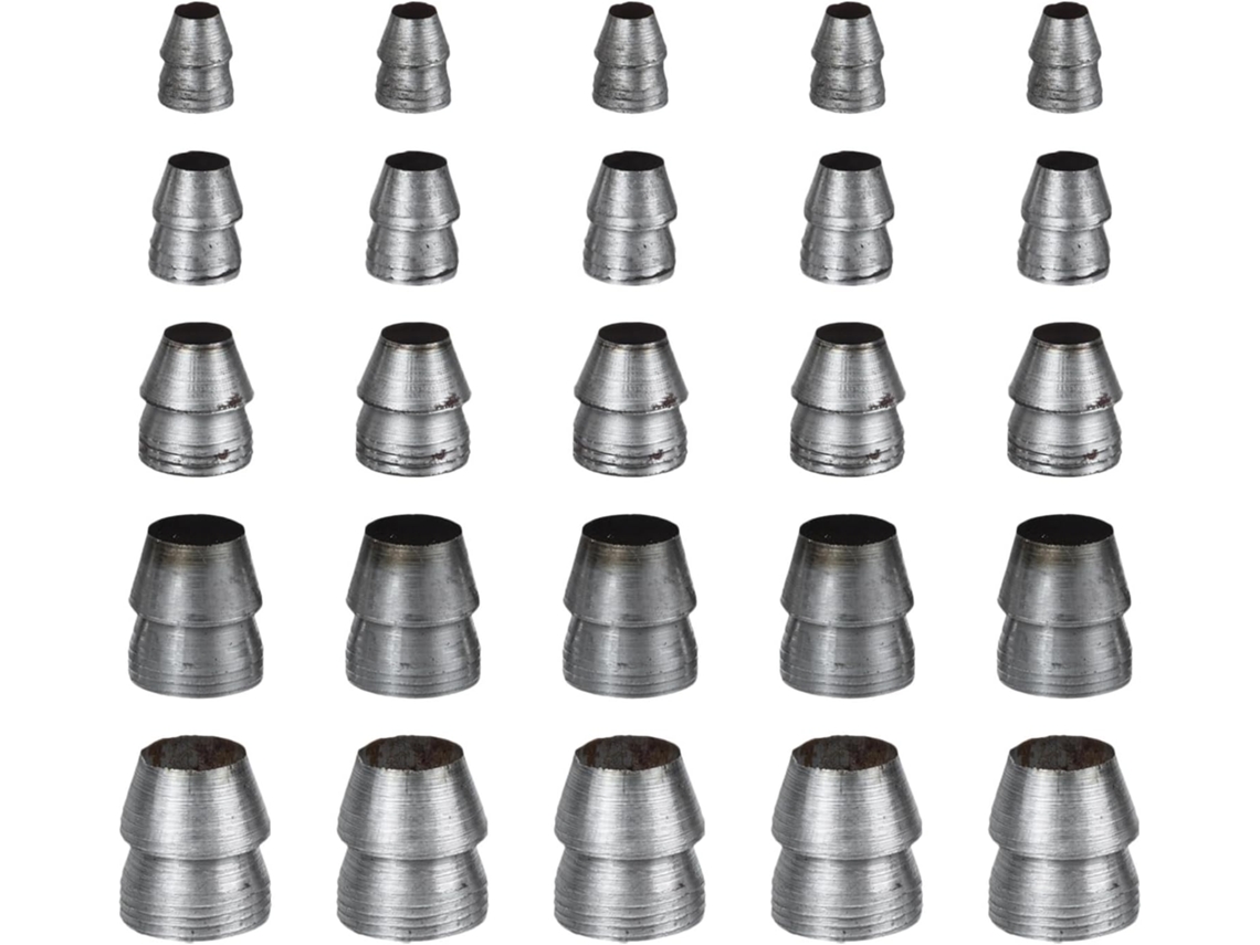 Conjunto De 25 Cunhas Redondas Aço Para Martelo, Ferramenta