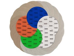 Discos de Lixa Velcro S/MARCA, 125mm, 3000/10000 grit, seco e úmido, para madeira, metal e automotivo