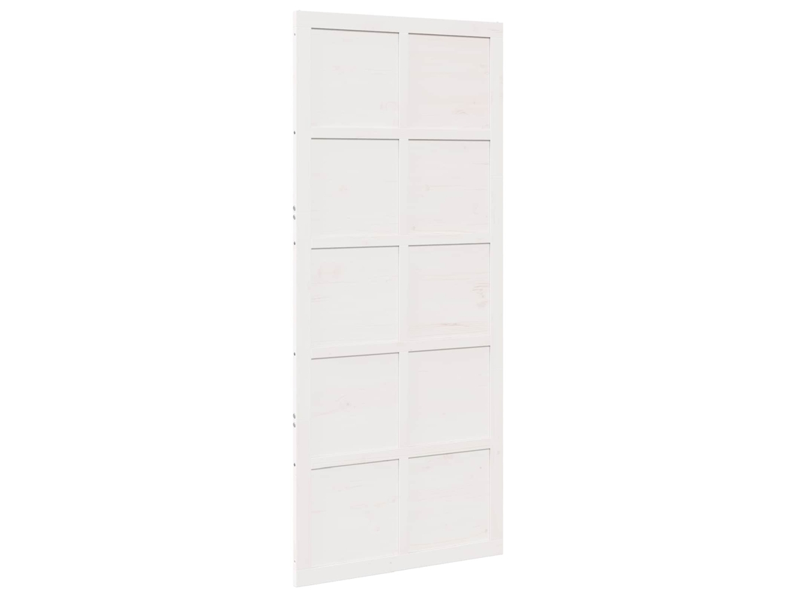Porta de Celeiro Branco 90 X 2,5 X 208 Cm MAISON EXCLUSIVE