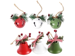 Sinos De Natal Pendurados Para Árvore De Natal. Olysi Shop