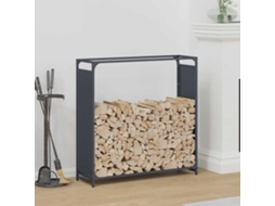 Vidaxl Suporte Para Lenha 90x28x90 Cm Aço Laminado A Frio Antracite
