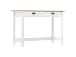 Console Table, Console Tables Vidaxl Branco Madeira De Pinho (n/a)