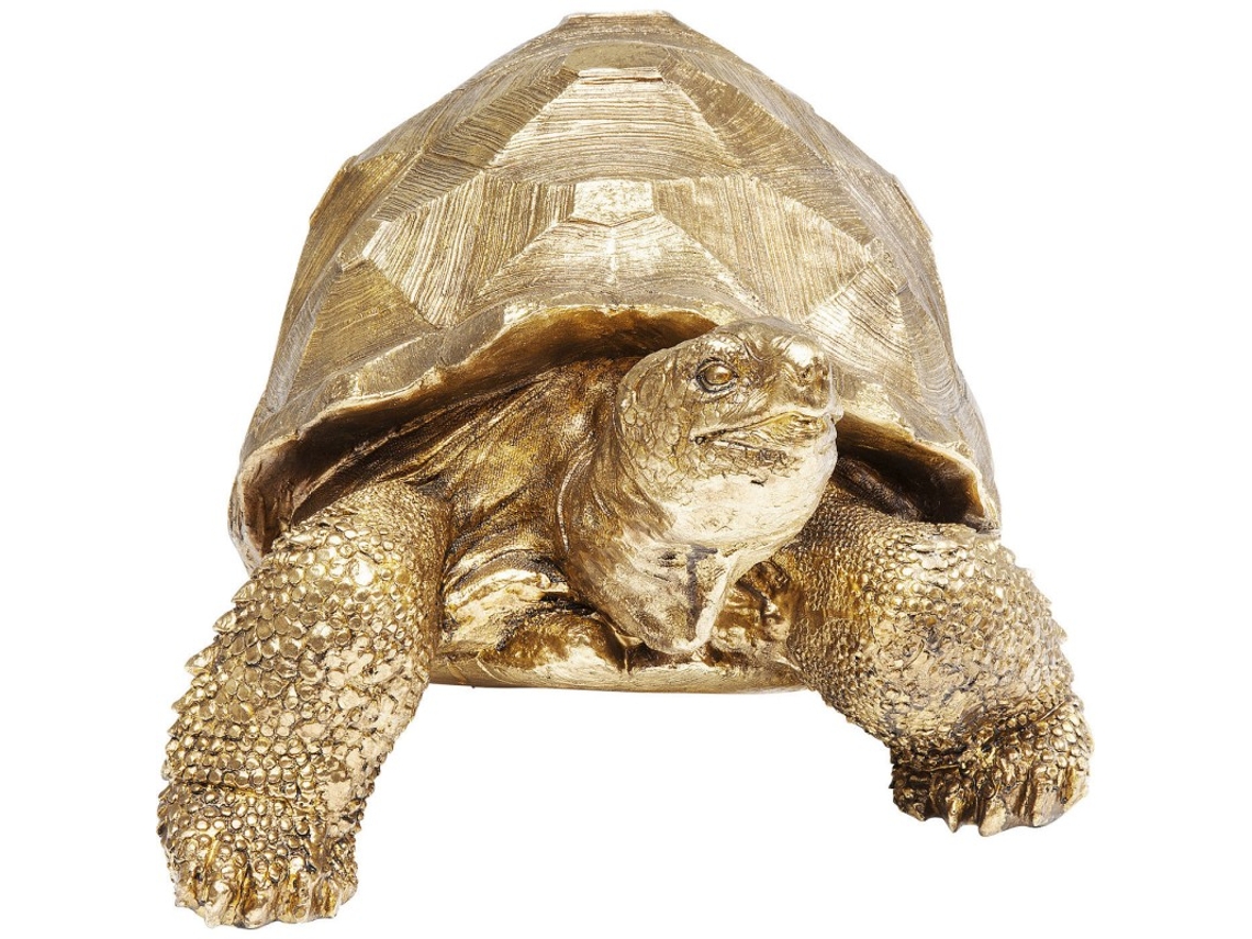Peça Decorativa Turtle Gold Medium
