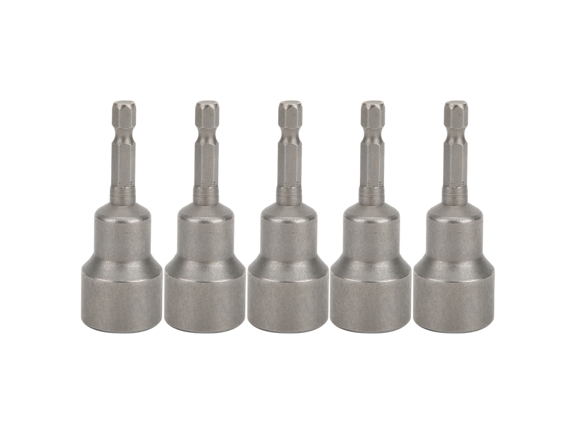 5pcs Chave de Fenda Hexagonal Aço Ferramenta Manual Acessório Furadeira Carregável Parafusadeira Elétrica 17mm