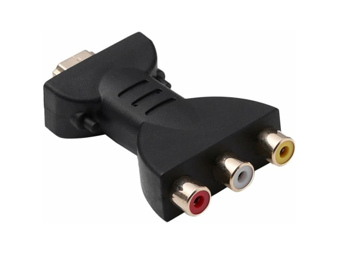 Adaptador Hdmi Para 3rca, Adaptador Branco, Vermelho E Amarelo, Cabo De Vídeo Hdmi Para Av, Conversor De Áudio Portátil Vermelho E Branco Amarelo