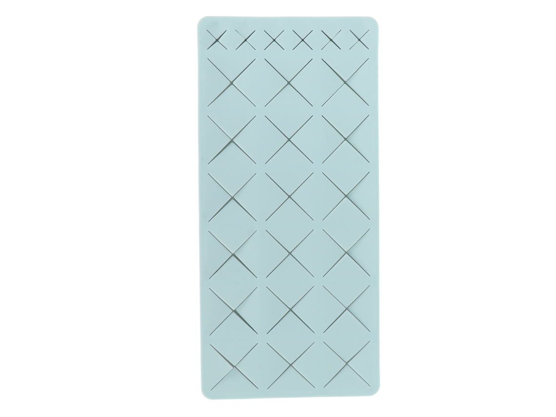 Organizador de silicone para lápis Batom com 24 compartimentos.