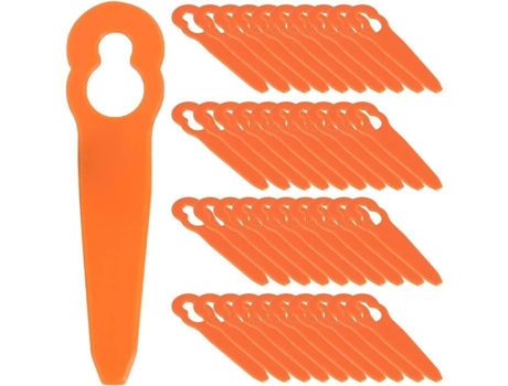 Pacote de 100 lâminas de reposição de plástico, compatíveis com Stihl Polycut 2 2 Polycut 3 2, Fsa 45 Fsa 57 Fse 52 Aqsacokiya